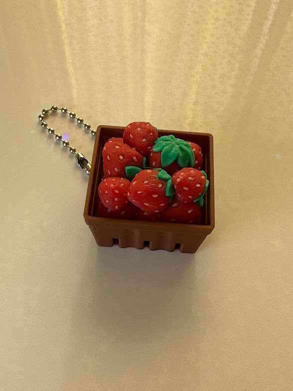 Strawberry Berry Basket Fidget Clicker