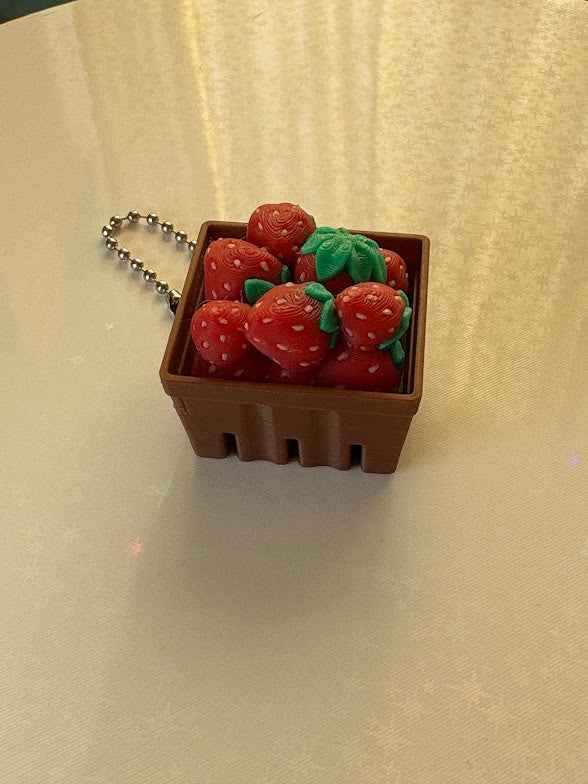 Strawberry Berry Basket Fidget Clicker